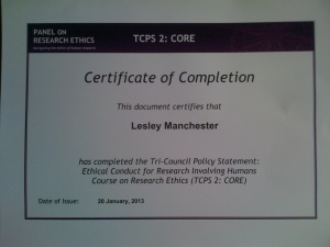 Certified through NSERC, CNHIC, MEDI